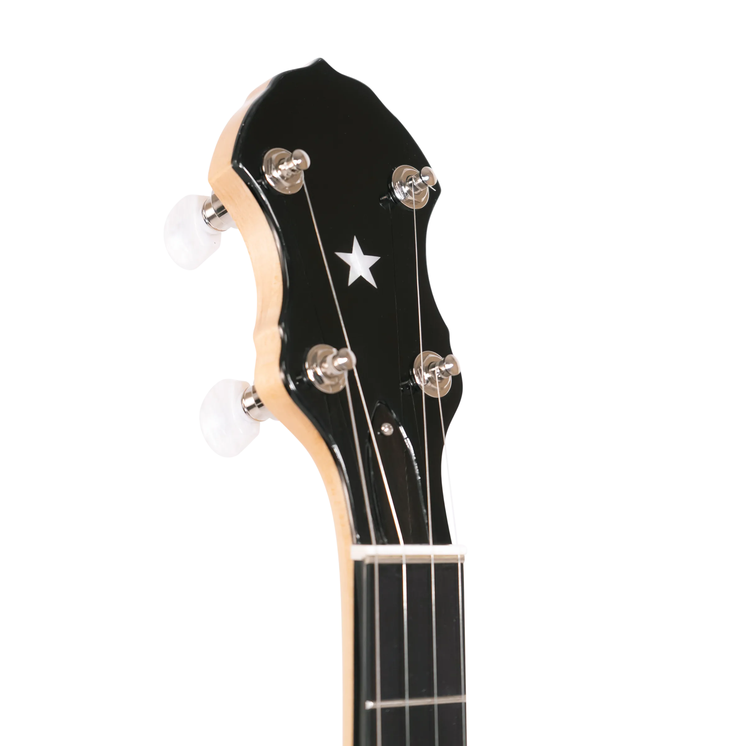 BC-350 peghead with vintage star inlay