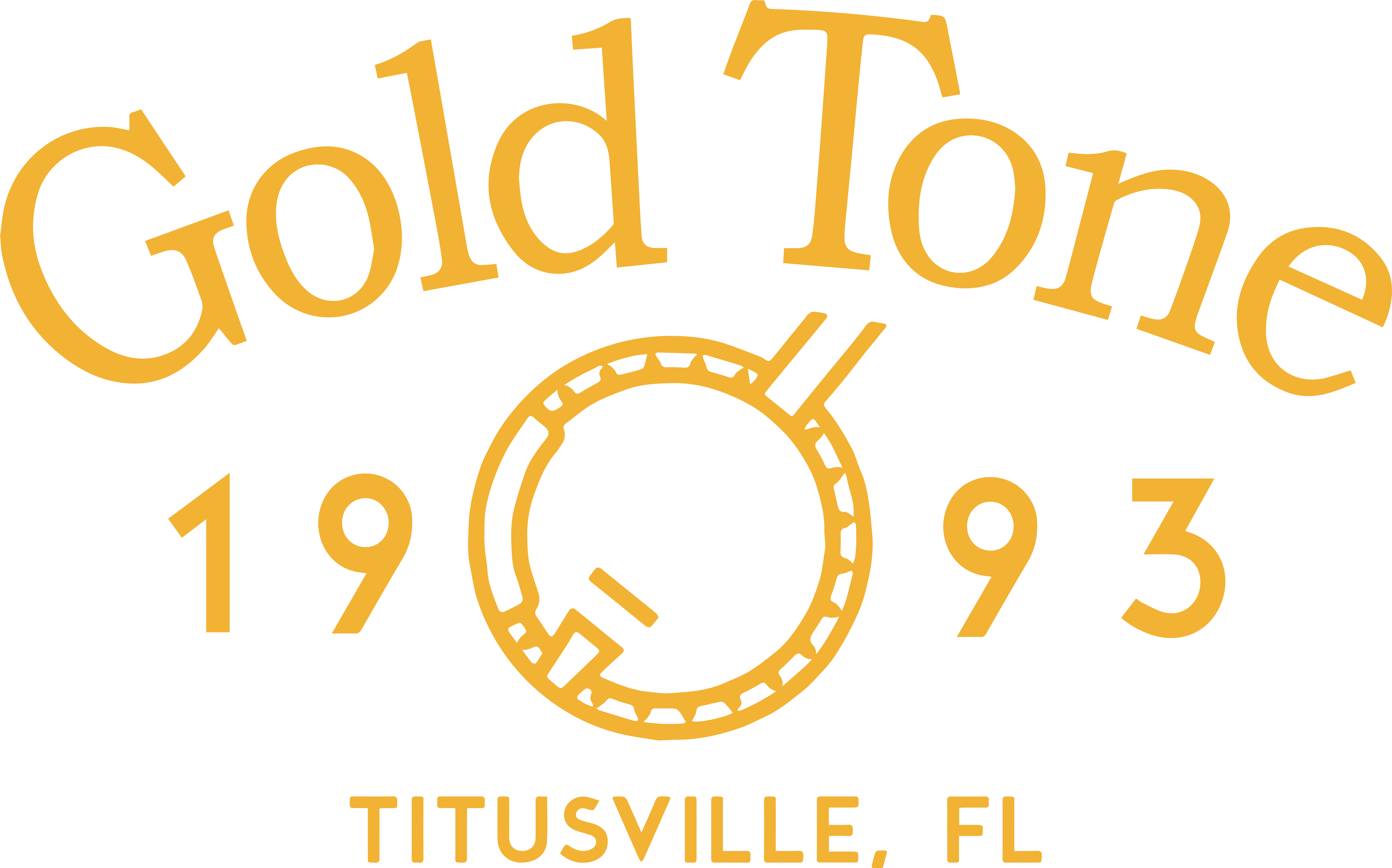 Gold Tone Box Hat Logo – Gold
