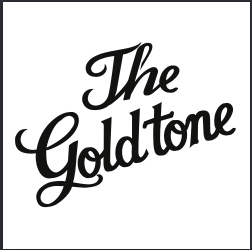 Gold Tone Grandmaster Headstock Script Logo